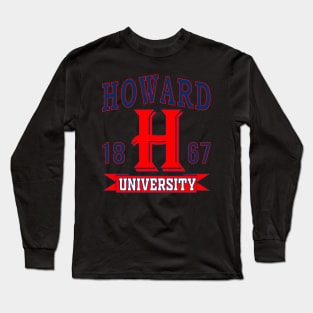 Howard 1867 University Apparel Long Sleeve T-Shirt